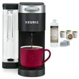 Keurig K-Supreme Single Serve K-Cup Pod Coffee Maker (Black) Bundle with Keurig 3-Month Brewer Maintenance Kit (2 Items)