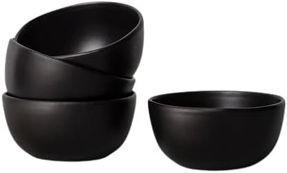 Melamine Matt Black Dinner Set for Kitchen Unbreakable Dinnerware Sets for Dining Table (for 2 Person Pack of 12 pcs)…