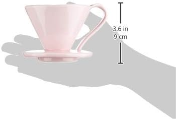 CAFEC SANYO Flower Dripper Cup1 Pink CFD-1PI