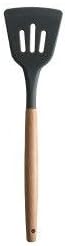 Silicone Wood Handle Spatula Heat-Resistant Soup Spoon Non-Stick Special Cooking Shovel Kitchen Tools Leak Shovel Cookware Set Cookware Picnic Boiler Cookware