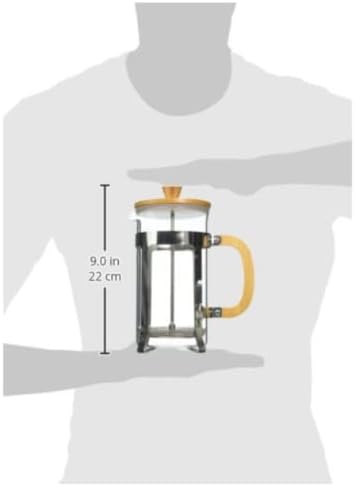 French Press 8-Cup Coffee Makers Heat-Resistant Borosilicate Glass