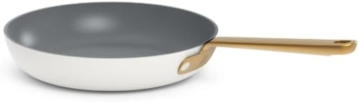 Beauti-ful 21-Piece Ceramic Nonstick Cookware Set with Pots and Pans Bakeware and Kitchen Tools (White Icing)