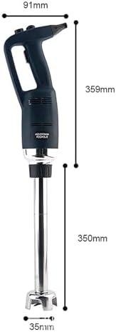 500W Powerful Hand Blender Electric Stick Blender Speed 4000RPM to 16000RPM Adjustable 304 Food-Grade Stainless Steel Material and Prevents Splashing Design for Food Vegetables Soup