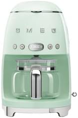 Smeg 50's Retro Drip Coffee Maker with Extra Glass Carafe (Pastel Green)