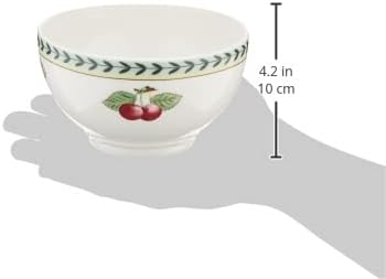 Villeroy &amp Boch French Garden Fleurence Collection Rice Bowl Premium Porcelain Made in Germany 5.5 x 3 in 16 oz Capacity White/Multicolored