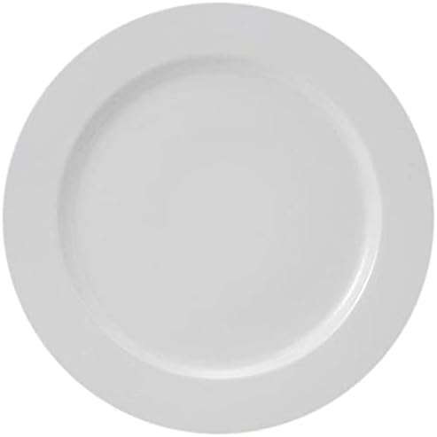 Sinowa White 10 Dinner Set of 10 10.2 x 0.9 inches (26 x 2.2 cm) Chinese Open (Ramen Shop Chinese Tableware Asian Cuisine Restaurant Commercial Use)