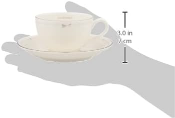 Narumi 41635-33356 Jill Stuart Cup and Saucer Set 6.8 fl oz (200 cc) Set of 2 Tea Made in Japan