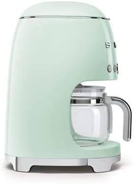 Smeg 50's Retro Drip Coffee Maker with Extra Glass Carafe (Pastel Green)