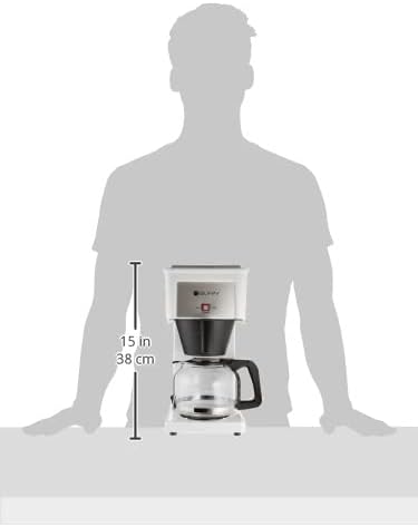 BUNN GRW Velocity Brew 10-Cup Home Coffee Brewer White