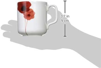 Narumi 52214-2956 Spring Field Mug 11.2 fl oz (330 cc) Red Floral Pattern Anemone Large Gift Microwave Safe Dishwasher Safe Gift Box Included