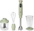 Beautiful 2-Speed Immersion Blender that includes a Chopper &amp Measuring Cup by Drew Barrymore (Sage Green)