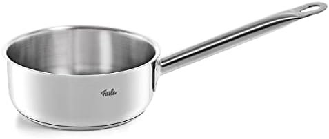 Fissler San Francisco 3-Piece Stainless Steel Saucepan Set Pots with Glass Lid Induction (2 Saucepans 1 Saucepan) - Induction