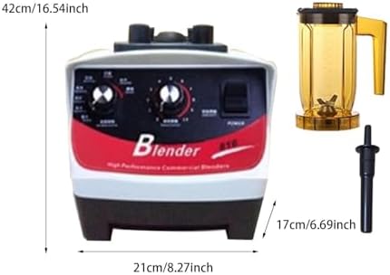 High-Speed Countertop Blender 20000RPM Professional Smoothie Maker with Tamper - Ideal for Bubble Tea Milk Foam Shaker Cup Easy to Use and Clean