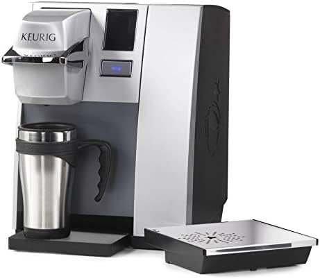 Office Pro Commercial Coffee Maker Single Serve K-Cup Pod Coffee Brewer Silver Extra Large 90 Oz. Water Reservoir