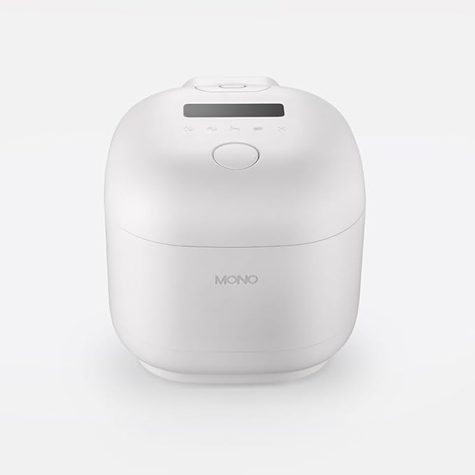 PN Poongnyun Micom Mono 6 Electric Rice Cooker White 6 Servings ETL Certified
