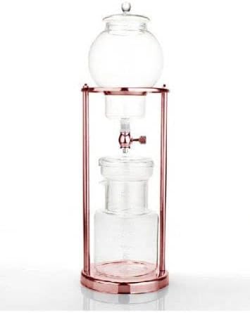Nispira Luxury Ice Cold Brew Tower Dripper Coffee Maker 1000 ml Copper Color