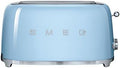 Smeg TSF02PBUS 50's Retro Style Aesthetic 4 Slice Toaster Pastel Blue