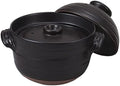 せともの本舗 Set of 10 Rice Pot Shin Daikoku Rice Pot (4 Cups) 10.8 x 8.9 x 8.3 inches (27.5 x 22.5 x 21 cm) Direct Fire Restaurant Commercial Use Tableware