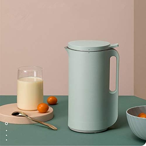 Soymilk Machine Multifunction Automatic Mini Electric Heating SOYA-Bean Milk Juicer Stir Rice Paste Maker Filter-Free(Black)