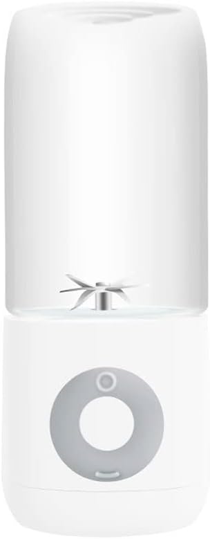 Portable Blender USB Rechargeable Travel Juicer Cup Electric Mini Personal Size Blenders for Smoothies and Shakes Fruit Juice Mixer with 6 Blades for Sports Travel and Outdoors (Color : White