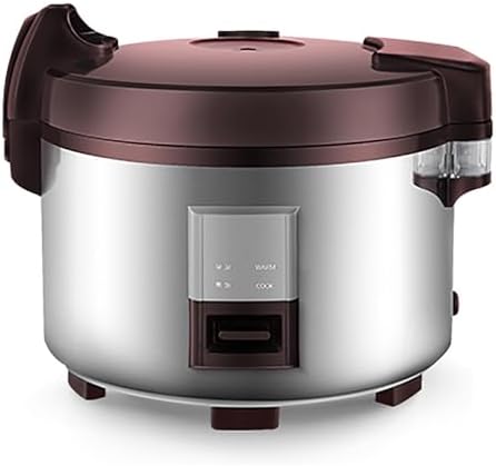 Commercial Large Rice Cooker with Non-Stick Pot &amp 24-Hour Keep Warm Function for Restaurants Hotels and Canteens(15L-1800W)