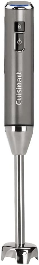 Cuisinart Electric Hand Blender &amp Mixer EvolutionX Cordless Rechargeable Gray/Black RHB-100Dark Grey