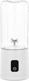 Portable Blender for Smoothie 35W Personal Blender with 12 Stainless Steel Blades Rechargeable USB-C Electric Juicer for Protein Shake &amp Juicing Travel Gym Office (White)