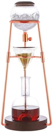 Cold Brew Drip Tower Cold Brew Drip Tower Coffee Maker Ice Coffee Cold Brew Maker with Stainless Steel Rack Detachable Glass Cold Brew Maker Coffee Lover Gift for Coffee Lovers Gift