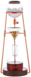 Cold Brew Drip Tower Cold Brew Drip Tower Coffee Maker Ice Coffee Cold Brew Maker with Stainless Steel Rack Detachable Glass Cold Brew Maker Coffee Lover Gift for Coffee Lovers Gift