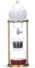 Tower Ice Coffee Maker Capacity Tea TowerCold Brew Drip Tower Cold Brew Drip Tower Coffee Maker 600ml Capacity - Stainless Steel Rack Detachable Glass - Ice Coffee Maker for Coffee Lover