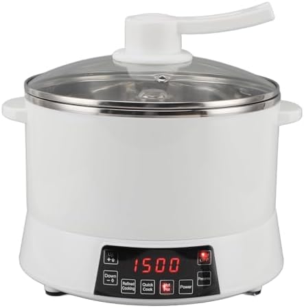 Large Capacity Rice Cooker with Smart Sugar Removal Function 4L Electric Rice Cooker with Steamer Basket Fast Cooking &amp Keep Warm for Family Meals