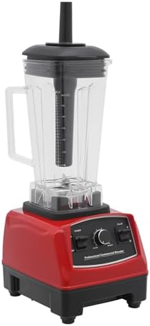 2200W Commercial Countertop Blender - 2L High-Speed Smoothie Maker with Soundproof Cover for Ice Crushing Chopping Grinding and Blending - Professional Kitchen Appliance