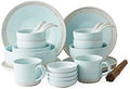 Ceramics Dinner Set Kitchen And Dining Service Luxurious Dinnerware Full Service Set Plates Dishes Bowls Gift Idea For Any Occasion Creativity Villa Table Decor