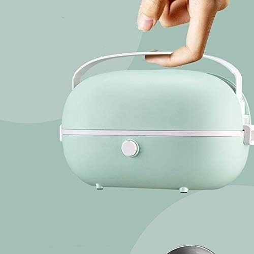 Rice Cooker Electric Portable Heating Lunch Box Stainless steel Food Container Mini Hot Rice Cooker Steamer Meal Lunchbox Bento Warmer