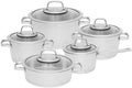 For s Manhattan 10-Piece Stainless Steel Cookware Set