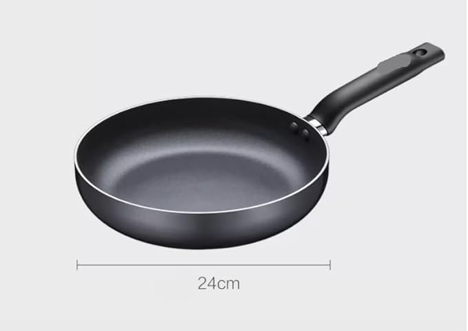 Kitchen Cooking Sets Set of 3 Pots and Pans Non-Stick Frying Pan Non-Stick Frying Pan Pot Set Flat-Bottomed Frying Pan Soup Pot Cookware Sets