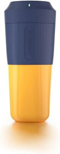 Handheld Juicer with Cup Portable Personal Blenders Rechargeable Smoothie and Shakes Maker(Blue)