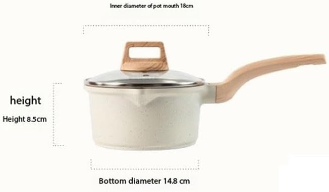 Flat Bottomed Pan Is Household Cooking Cookware Set Tourmaline Non Stick
