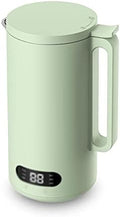 Soymilk Machine Automatic Heating Soyabean Milk Maker Filter-Free Non-Drip Spout Reservation Soy Beans Milk Juicer Grain(Black)