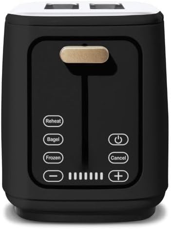 New beautifull 2-Sliice Digital Toaster with Touch-Activated Display Adjustable Browning Control Auto Shut-Off by D'rew Barry'more (Black)