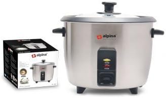 Alpina SF-1911 Rice Cooker Medium Silver