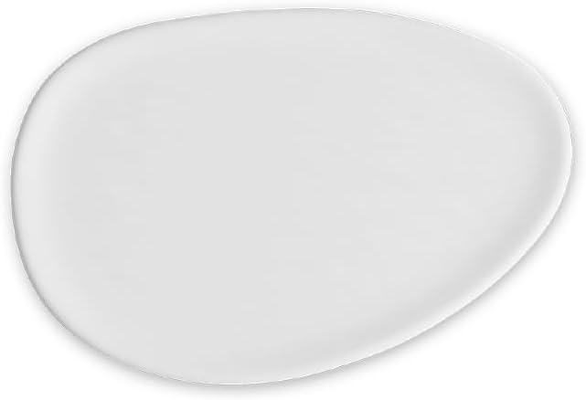 Artesa Ceramic Dinnerware Set White Matte 4-Piece Place Setting with 10.8 Dinner Plate 8.2 Bowl Cup and Saucer Handmade Microwave Safe