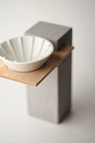 [ bi.du.haev ] biduhaevBASI Coffee Stand Hot Brew Coffee Dripper/Maker Extrusive Rock/Concrete