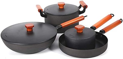 Cookware Set Soup Pot Frying Pan Wok Milk Pot Kitchen Cooking Pot Set Induction Cooker Saucepan Casserole Hotpot