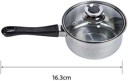 Cookware Set 12 Piece Kitchen Stainless Steel Cooking Pot &amp Pan Sets Safe Saucepan Casserole Pan Glass Lid Pans