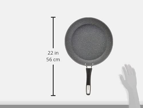Bialetti Impact Textured Nonstick Oven-Safe Frying Pan 12 Inch Gray