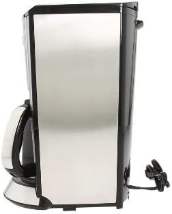 Krups - 12-Cup Glass Carafe Coffee Maker - Brushed Stainless Steel