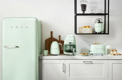 Smeg 50's Retro Drip Coffee Maker with Extra Glass Carafe (Pastel Green)