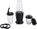 10-Piece Black 300W Blender Set with 3 Jars(10oz/16oz/18oz) Stainless Steel Blade Portable Personal Blender with Lids Safety Lock Dishwasher Safe for Smoothies Shakes Baby Food 2026