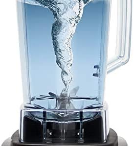 Huanyu Professional Countertop Blender 100 oz Variable Speed &amp Pulse Feature for Fruit Smoothie Ice Soy Milk Hot Soups Frozen Desserts Crush Mix Home Commercial 2200W G5500 (110V US Plug Red)